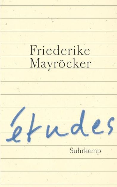 Bild von études von Friederike Mayröcker