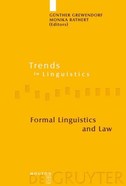 Bild von Formal Linguistics and Law von Monika (Hrsg.) Rathert