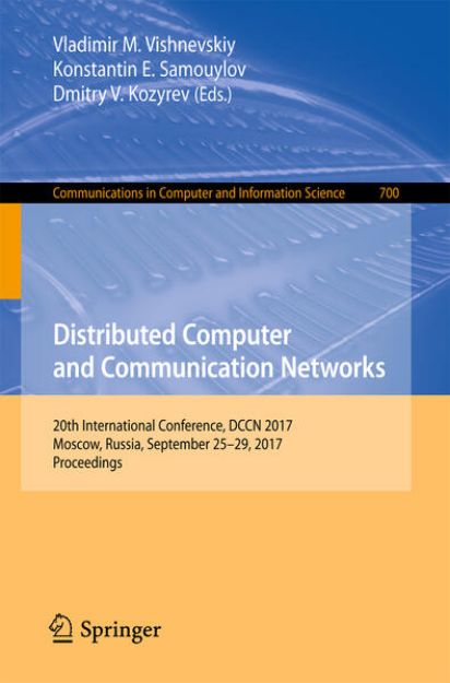 Bild von Distributed Computer and Communication Networks von Vladimir M. (Hrsg.) Vishnevskiy