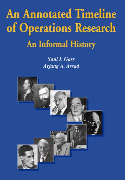 Bild zu An Annotated Timeline of Operations Research von Saul I. Gass