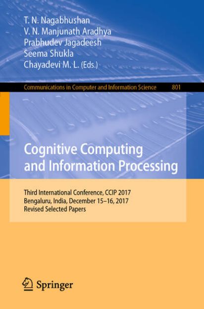 Bild von Cognitive Computing and Information Processing von T.N. (Hrsg.) Nagabhushan