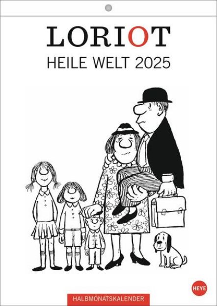 Bild von Loriot Heile Welt Halbmonatskalender 2025 von Loriot (Künstler)