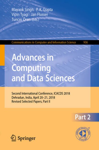 Bild von Advances in Computing and Data Sciences von Mayank (Hrsg.) Singh