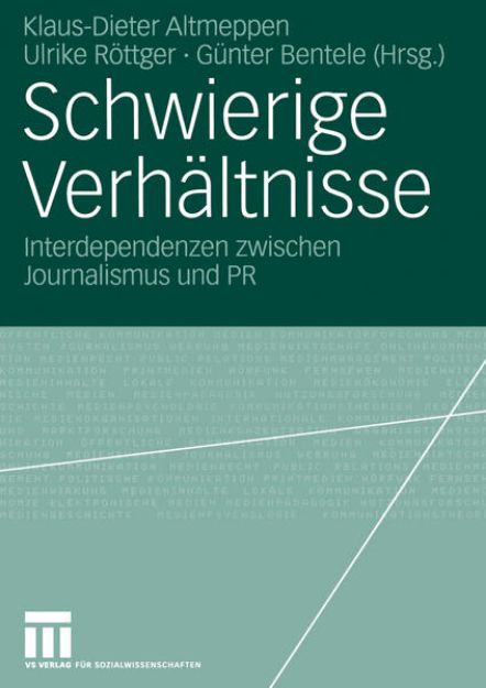 Bild von Schwierige Verhältnisse von Klaus-Dieter (Hrsg.) Altmeppen