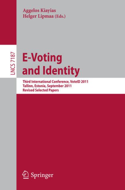 Bild von E-Voting and Identity von Helger (Hrsg.) Lipmaa