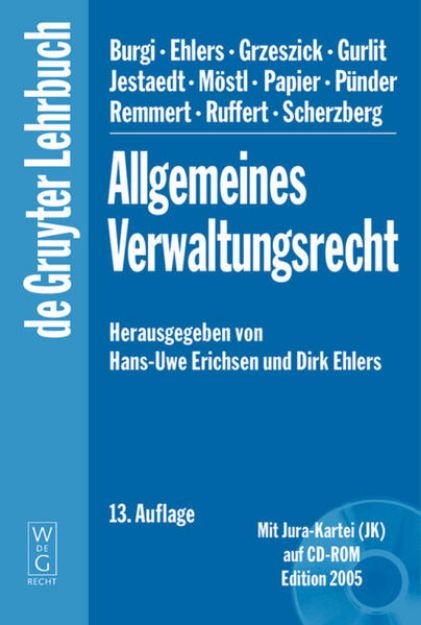 Bild von Allgemeines Verwaltungsrecht von Hans-Uwe (Hrsg.) Erichsen