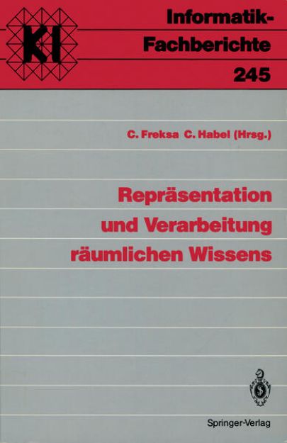 Bild von Repräsentation und Verarbeitung räumlichen Wissens von Christopher (Hrsg.) Habel