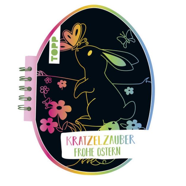 Bild von Kratzelzauber Ostern (Kratzelbuch in Ostereiform) von frechverlag