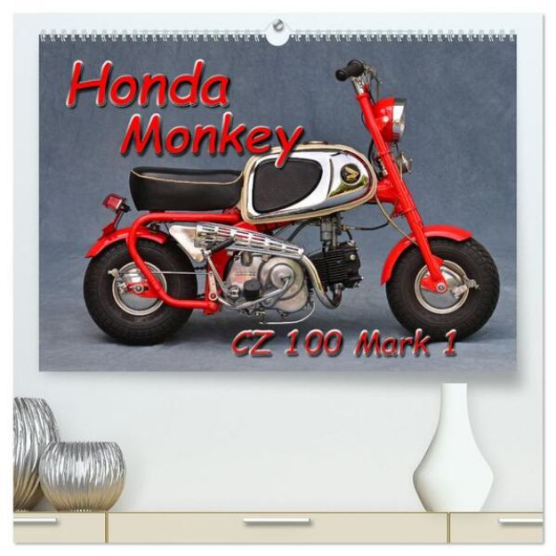 Bild von Honda Monkey CZ Mark 1 (hochwertiger Premium Wandkalender 2025 DIN A2 quer), Kunstdruck in Hochglanz von Ingo Laue