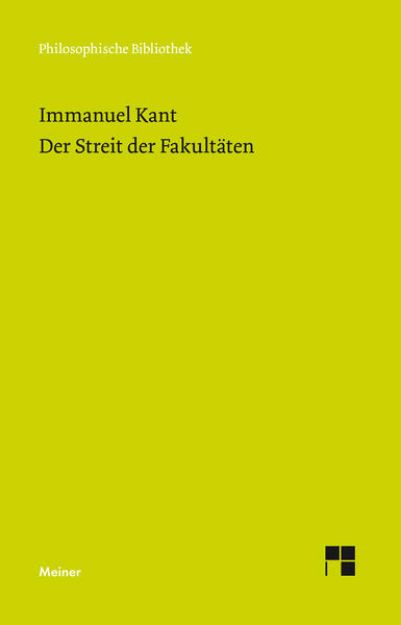 Bild von Der Streit der Fakultäten von Immanuel Kant