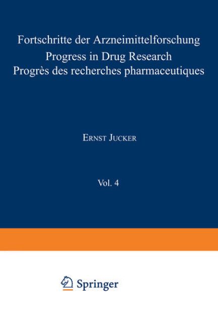 Bild von Fortschritte der Arzneimittelforschung / Progress in Drug Research / Progrès des recherches pharmaceutiques von JUCKER