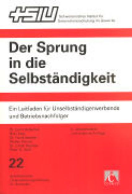 Bild von Der Sprung in die Selbständigkeit von Erich Hubacher