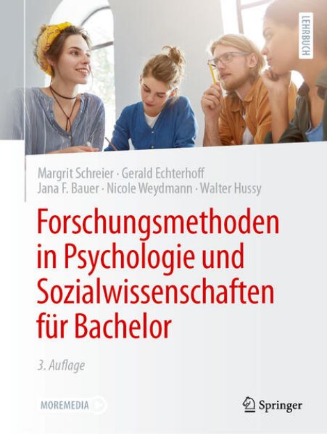 Bild von Forschungsmethoden in Psychologie und Sozialwissenschaften für Bachelor von Margrit Schreier