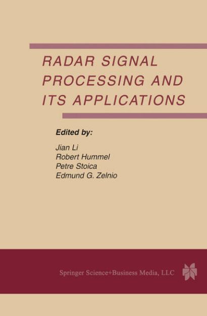 Bild von Radar Signal Processing and Its Applications von Jian Li (Hrsg.)