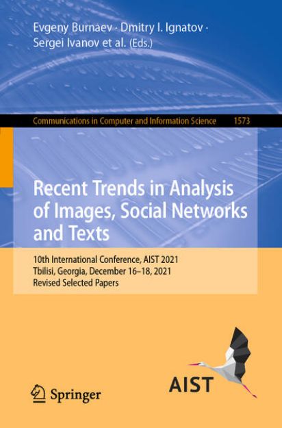 Bild von Recent Trends in Analysis of Images, Social Networks and Texts von Evgeny (Hrsg.) Burnaev