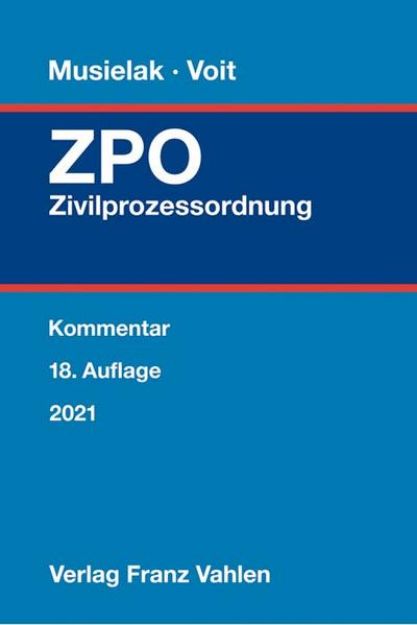 Bild zu Zivilprozessordnung von Hans-Joachim (Hrsg.) Musielak