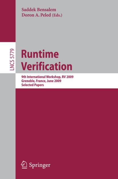 Bild von Runtime Verification von Doron A. (Hrsg.) Peled