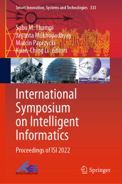 Bild von International Symposium on Intelligent Informatics von Sabu M. (Hrsg.) Thampi