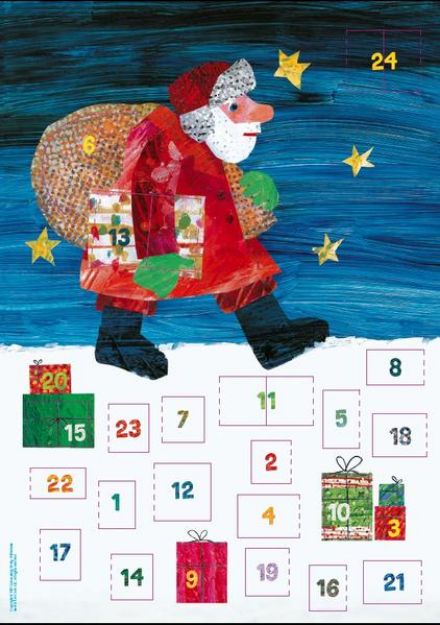 Bild von Die kleine Raupe Nimmersatt - Mein Adventskalender von Eric Carle