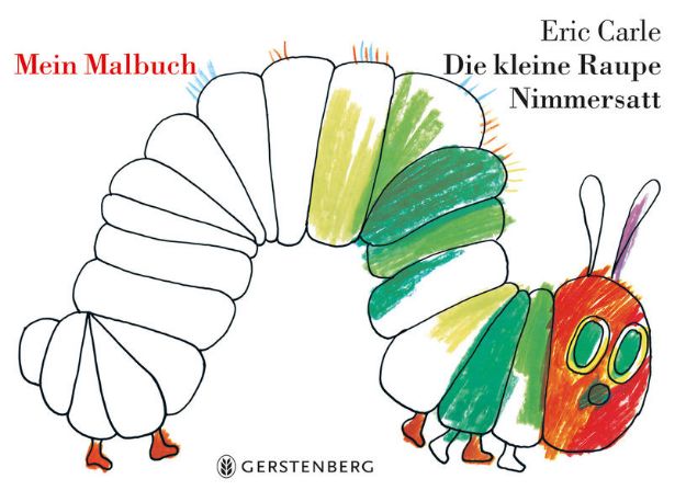 Bild von Die kleine Raupe Nimmersatt - Mein Malbuch von Eric Carle