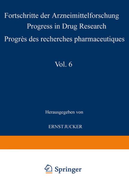 Bild von Progress in Drug Research / Fortschritte der Arzneimittelforschung / Progrès des recherches pharmaceutiques von JUCKER