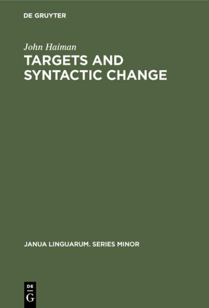 Bild von Targets and Syntactic Change von John Haiman