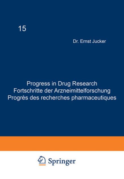 Bild von Progress in Drug Research / Fortschritte der Arzneimittelforschung / Progrès des recherches pharmaceutiques von JUCKER