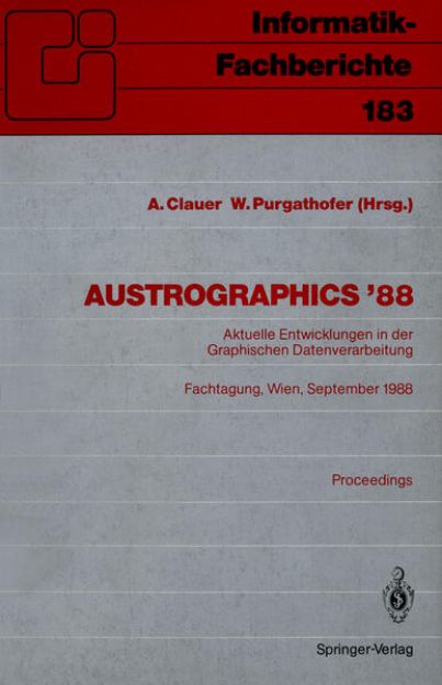 Bild von Austrographics ¿88 von Werner (Hrsg.) Purgathofer