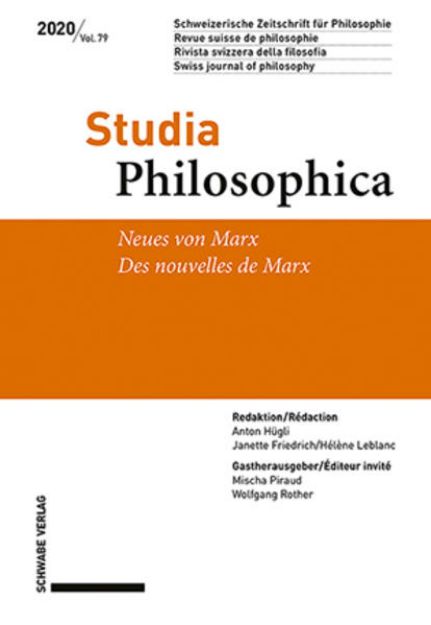 Bild von Neues zu Marx / Des nouvelles de Marx von Schweizerische Philosophische (Hrsg.)