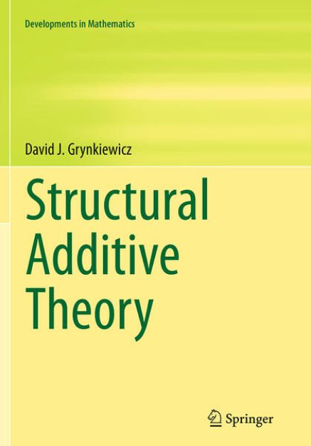 Bild von Structural Additive Theory von David J. Grynkiewicz