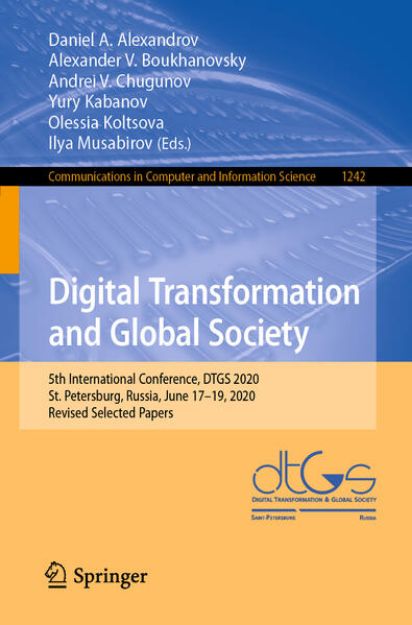 Bild von Digital Transformation and Global Society von Daniel A. (Hrsg.) Alexandrov