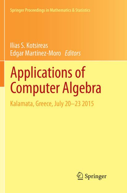 Bild zu Applications of Computer Algebra von Ilias S. (Hrsg.) Kotsireas