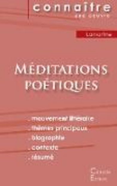 Bild von Fiche de lecture Méditations poétiques de Lamartine (Analyse littéraire de référence et résumé complet) von Alphonse De Lamartine