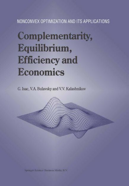 Bild von Complementarity, Equilibrium, Efficiency and Economics von G. Isac