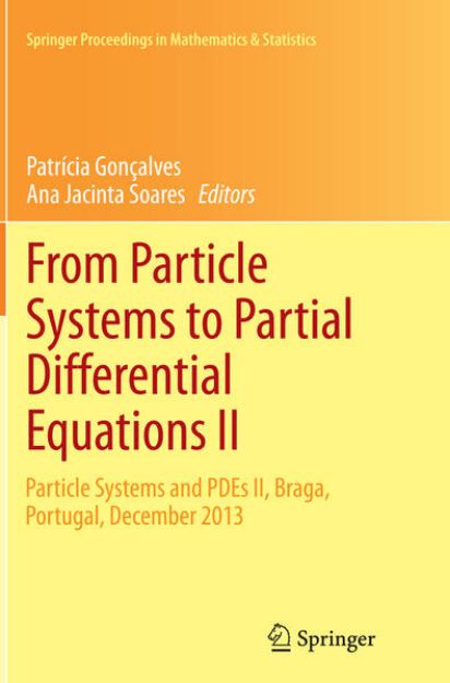 Bild von From Particle Systems to Partial Differential Equations II von Patrícia (Hrsg.) Gonçalves