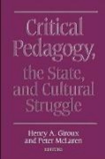 Bild von Critical Pedagogy, the State, and Cultural Struggle von Henry A. (Hrsg.) Giroux