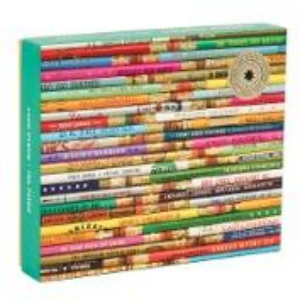 Bild von Phat Dog Vintage Pencils 1000 Piece Foil Stamped Puzzle von Galison (Geschaffen)