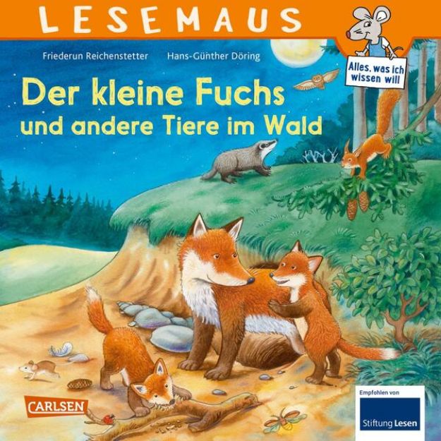 Bild von LESEMAUS 181: Der kleine Fuchs und andere Tiere im Wald von Friederun Reichenstetter