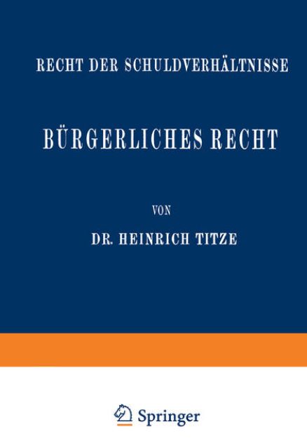 Bild von Bürgerliches Recht von Heinrich Titze