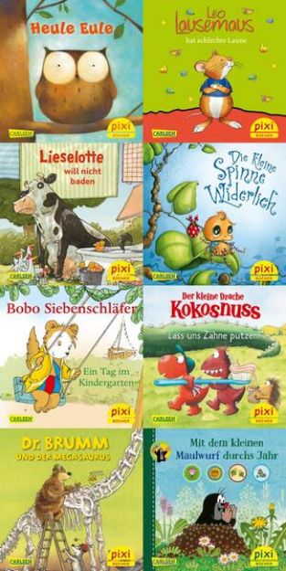 Bild zu Pixi-Box 297: Pixis liebste Kinderbuch-Helden (8x8 Exemplare) von diverse