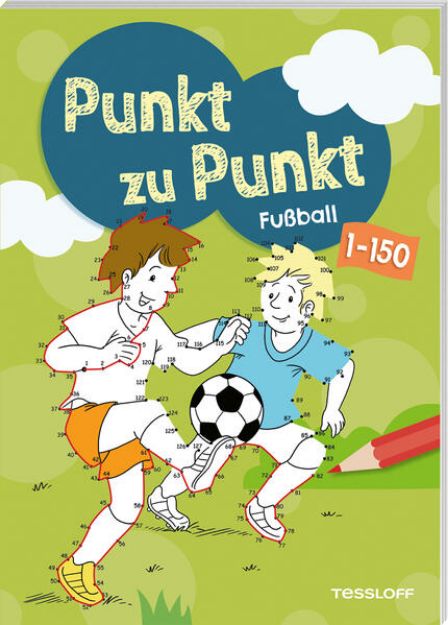 Bild von Punkt zu Punkt. Fußball. 1 bis 150 von Stefan (Illustr.) Lohr