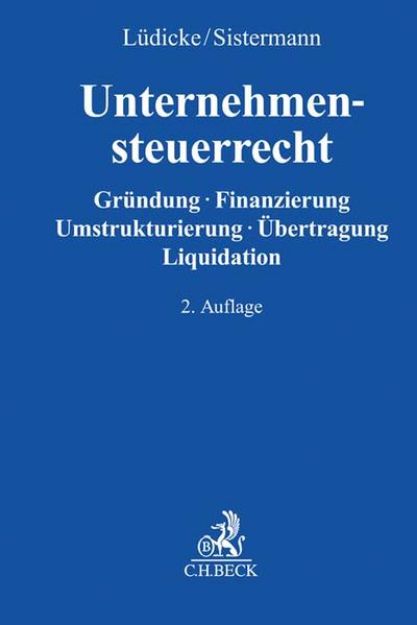 Bild von Unternehmensteuerrecht von Jochen (Hrsg.) Lüdicke