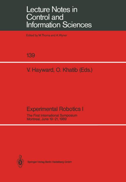 Bild von Experimental Robotics I von Oussama (Hrsg.) Khatib