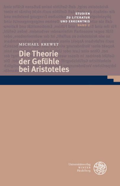 Bild von Die Theorie der Gefühle bei Aristoteles von Michael Krewet