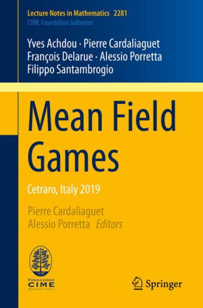 Bild von Mean Field Games von Yves Achdou