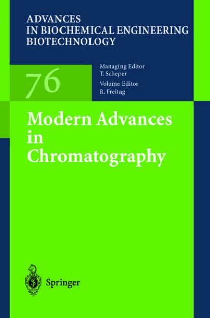 Bild von Modern Advances in Chromatography von Ruth (Hrsg.) Freitag