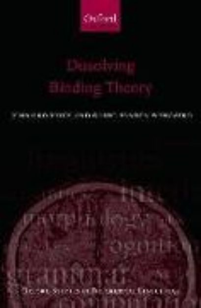 Bild zu Dissolving Binding Theory von Johan Rooryck