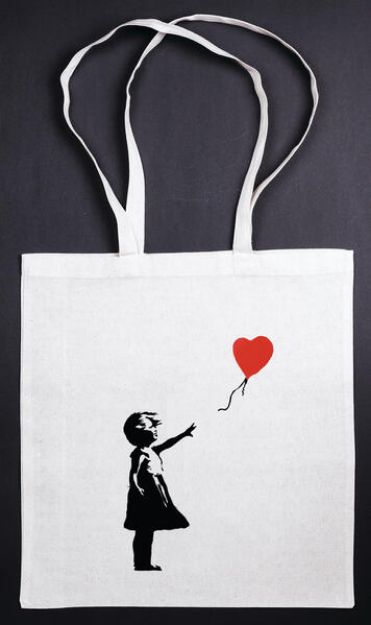 Bild von Umhängetasche Banksy Girl with Balloon von Anaconda Verlag (Hrsg.)