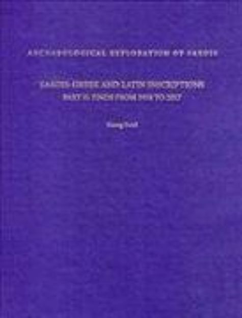 Bild von Sardis: Greek and Latin Inscriptions, Part II von Georg Petzl