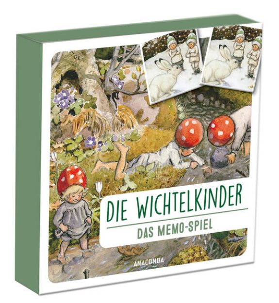 Bild von Die Wichtelkinder - Memospiel mit 40 Karten - von Elsa (Illustr.) Beskow